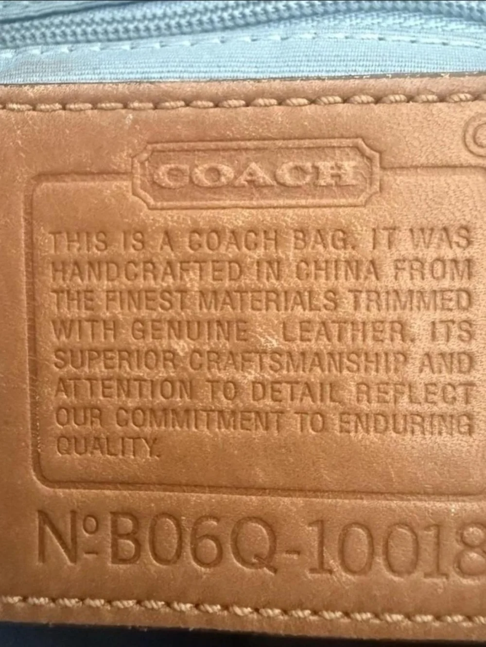 Coach Patchwork Crossbody Bag in Brown, Tan, Cream, Pink and Yellow